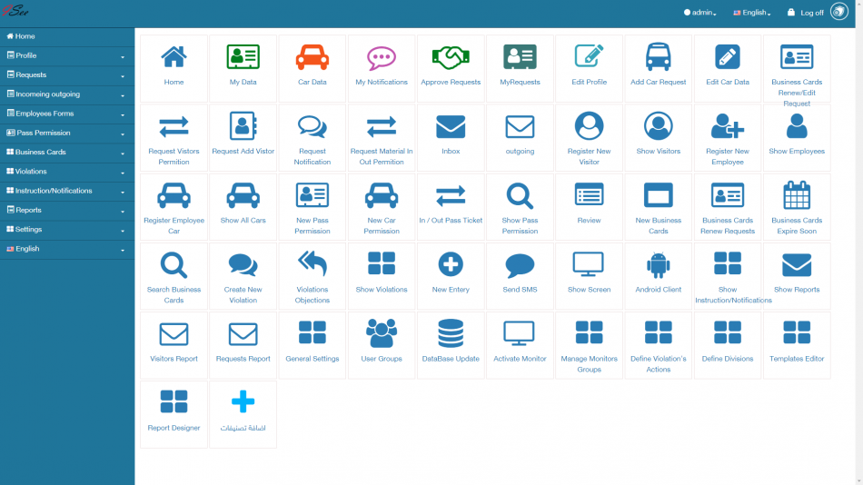 Some of safety & security screen shots 