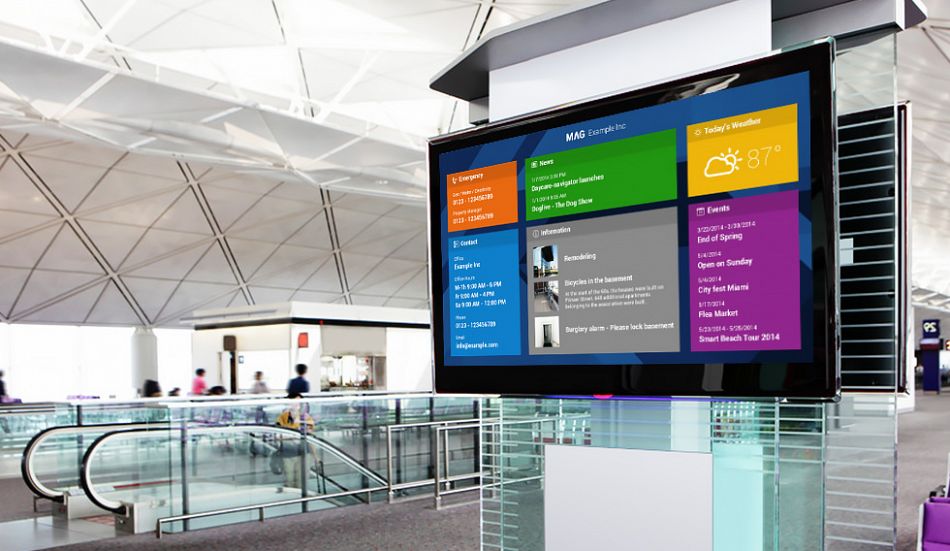 Using Isee- Digital Signage in Airports